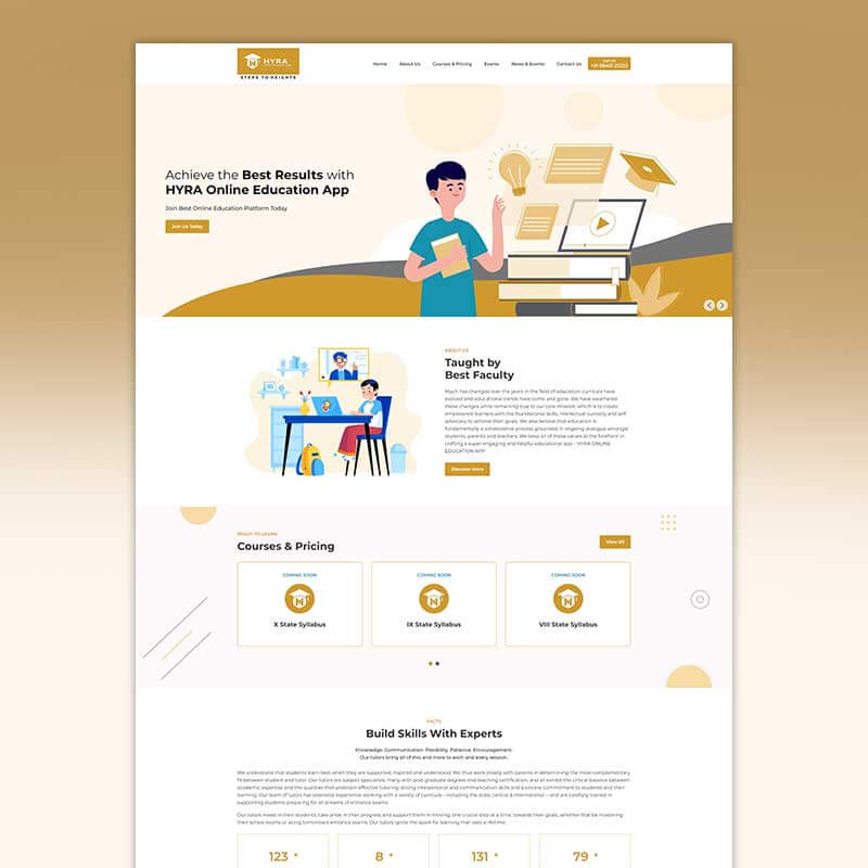 HYRA Online Education App